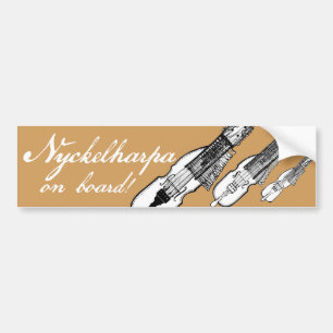 Nyckelharpa bumper sticker