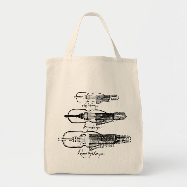 Nyckelharpa grocery bag (Front)