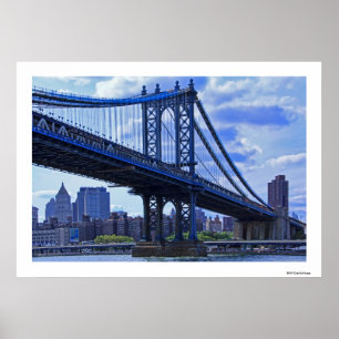 NYC's Manhattan Bridge A2 Poster