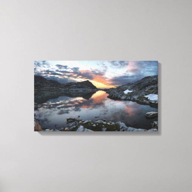 Nydiver Lakes Sunrise 2 - Ansel Adams Wilderness Canvas Print (Front)