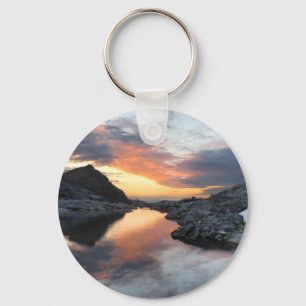 Nydiver Lakes Sunrise 2 - Ansel Adams Wilderness Key Ring