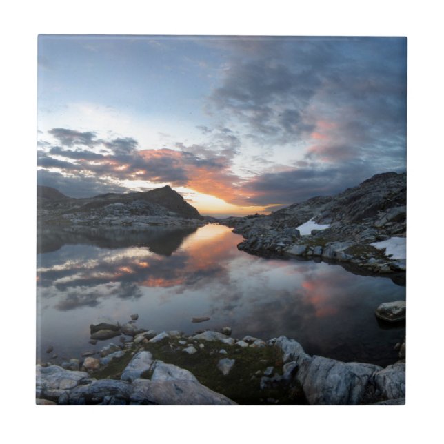 Nydiver Lakes Sunrise - Ansel Adams Wilderness Tile (Front)
