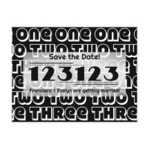 NYE 2023 123123 Wedding Save the Date Postcard