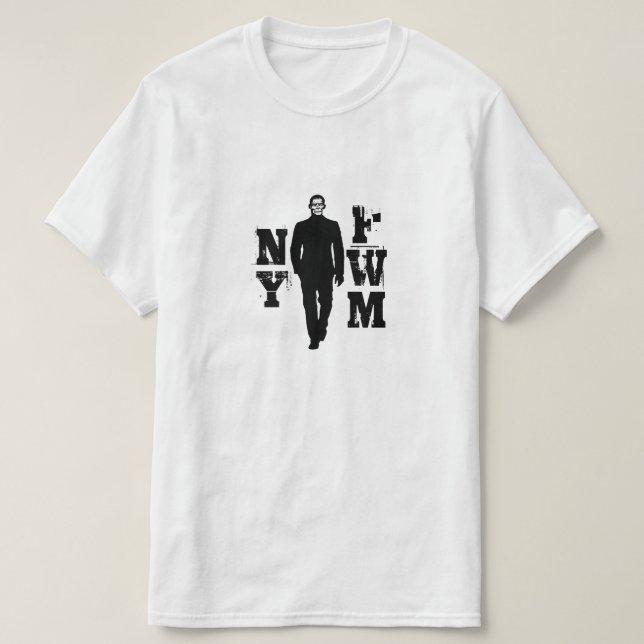 #NYFWM New York Fashion Week T-Shirt (Design Front)
