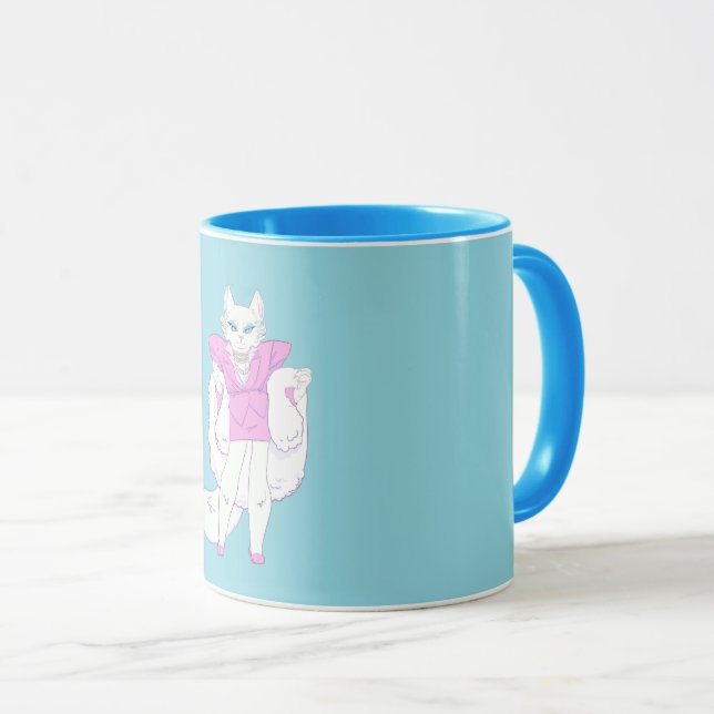 NYGEL Laurel Two-Tone Mug, 15 oz Mug (Front Right)