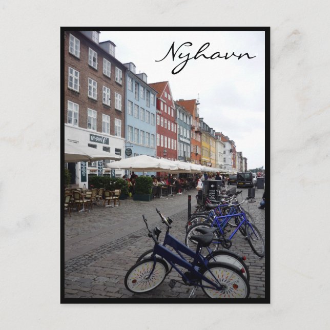 nyhavn bikes postcard (Front)