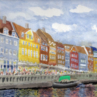 Nyhavn, Copenhagen Canvas Print