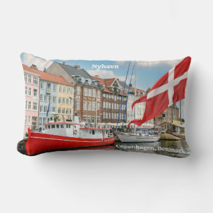 Nyhavn Copenhagen Denmark Lumbar Cushion