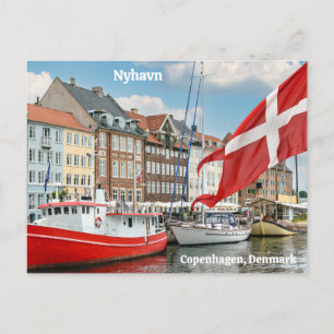 Nyhavn Copenhagen Denmark Postcard