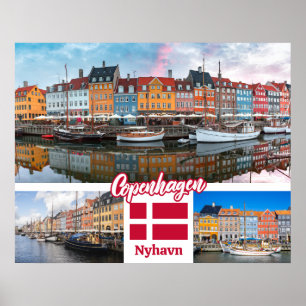 Nyhavn Copenhagen Denmark Poster