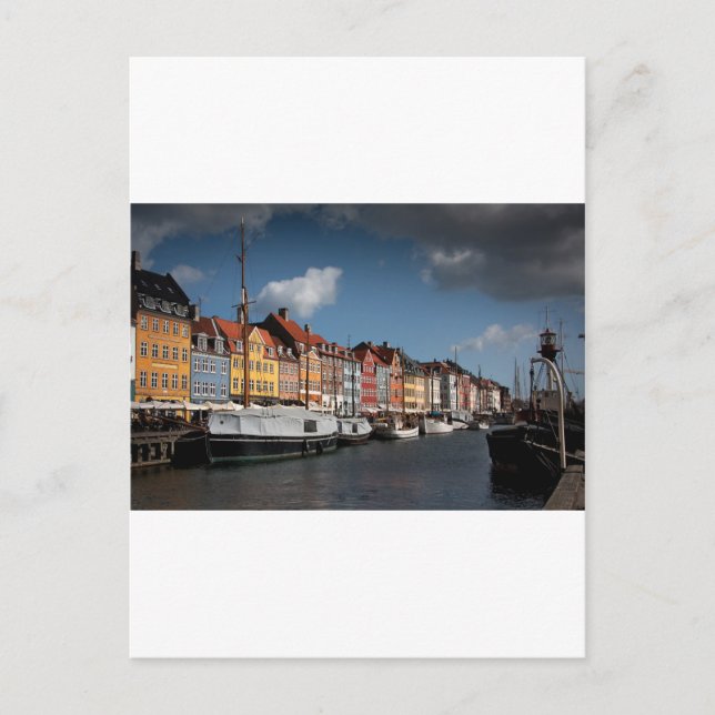 Nyhavn, Copenhagen Postcard (Front)