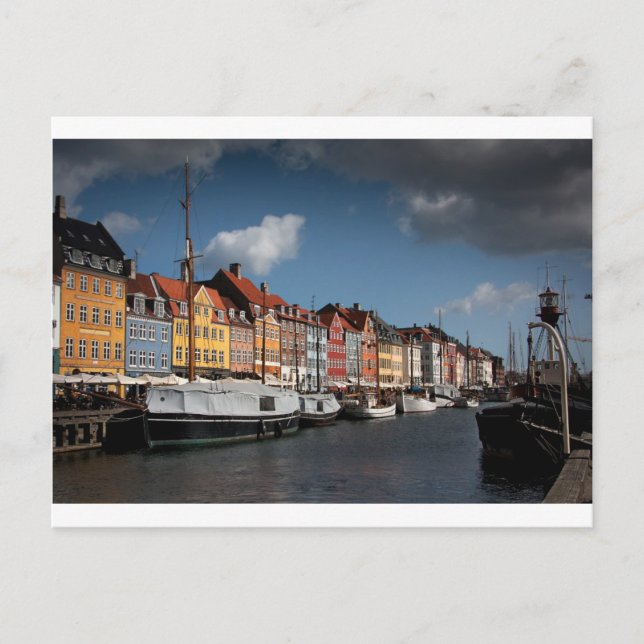 Nyhavn, Copenhagen Postcard (Front)