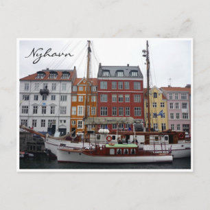 nyhavn denmark postcard