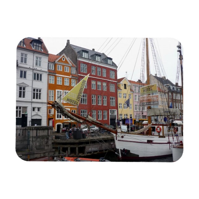 nyhavn harbor magnet (Horizontal)