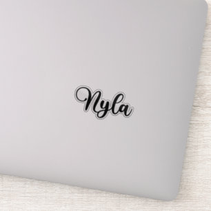 Nyla Name - Handwritten Calligraphy