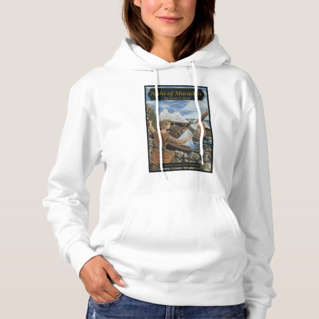 Nylo of Maradon women's hooded sweatshirt (Front)