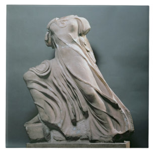 Nymph figure, acroterion from the Temple of Phigal Tile