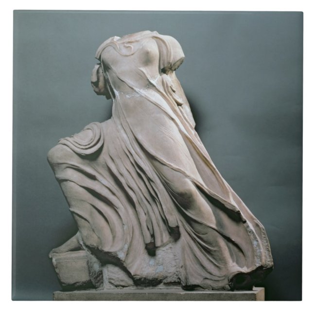 Nymph figure, acroterion from the Temple of Phigal Tile (Front)