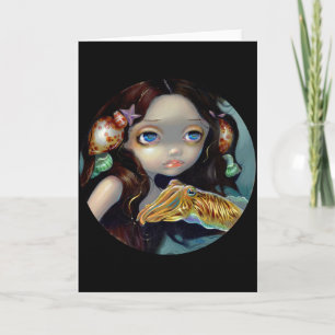 "Nymph with a Cuttlefish" Greeting Card