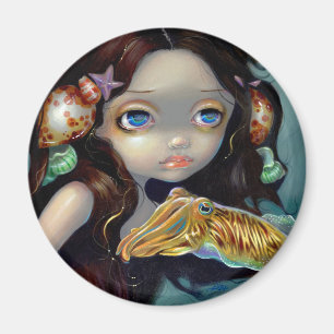 "Nymph with a Cuttlefish" Magnet