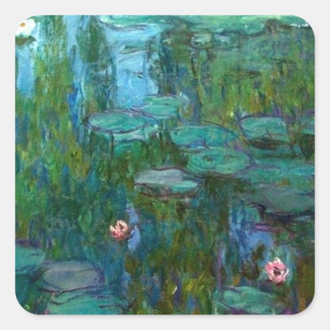 Nympheas Square Sticker (Front)