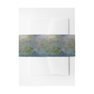 Nympheas (Waterlilies) Claude Monet Invitation Belly Band