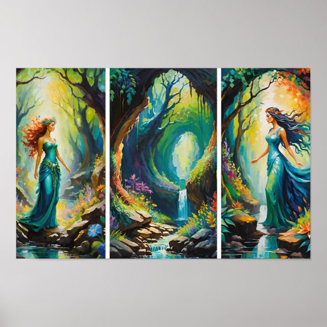 Nymphs Of The Forest Poster (Front)