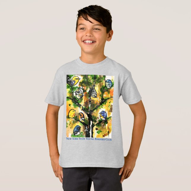 NYS Young Birders Club T-Shirt (kids) (Front Full)