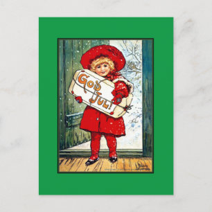Nystrom - Merry Christmas, vintage illustration Postcard