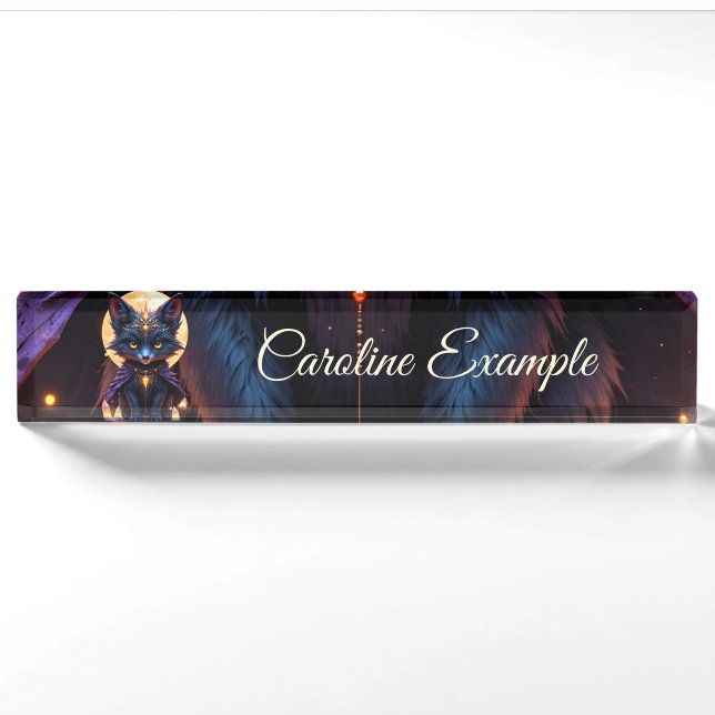 Nyx – Guardian of the Moonlight.  Nameplate (Front)