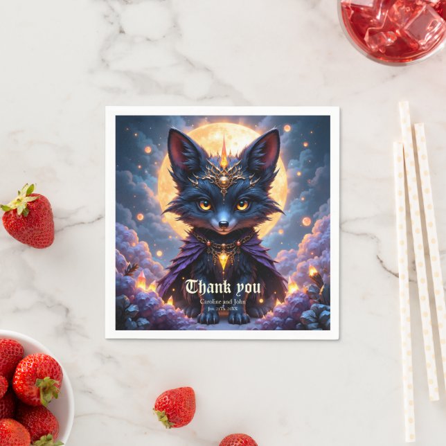 Nyx – Guardian of the Moonlight.  Napkin (Insitu)