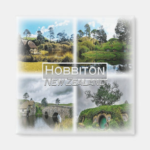 NZ0022 Oceania, New Zealand, Hobbiton, fridge Magnet