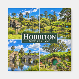 NZ0022 Oceania, New Zealand, Hobbiton, fridge Magnet