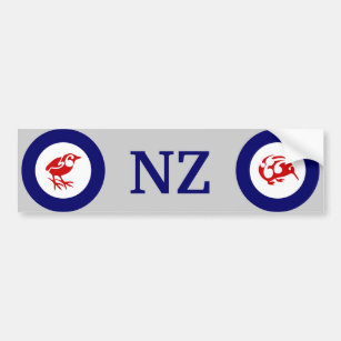 NZ KIWI and Rock wren bumper sticker