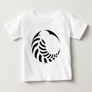 NZ Kiwi / Silver Fern Emblem Baby T-Shirt