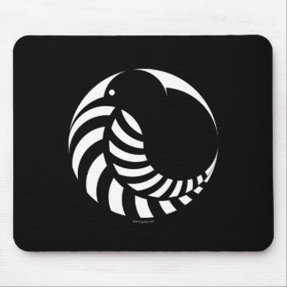 NZ Kiwi / Silver Fern Emblem Mouse Pad