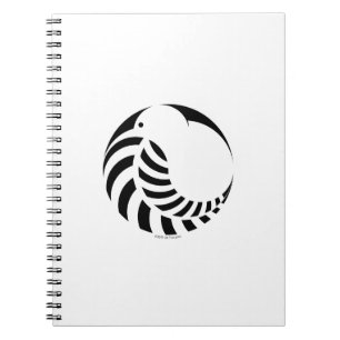 NZ Kiwi / Silver Fern Emblem Notebook
