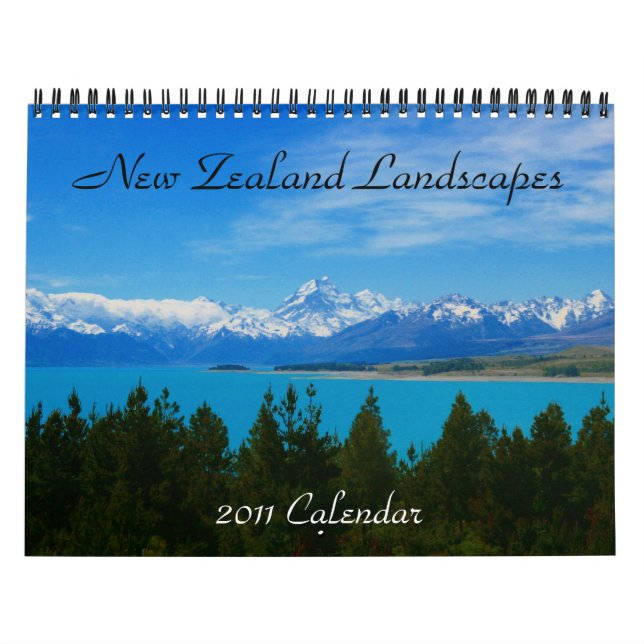 NZ landscapes 2011 calendar (Cover)