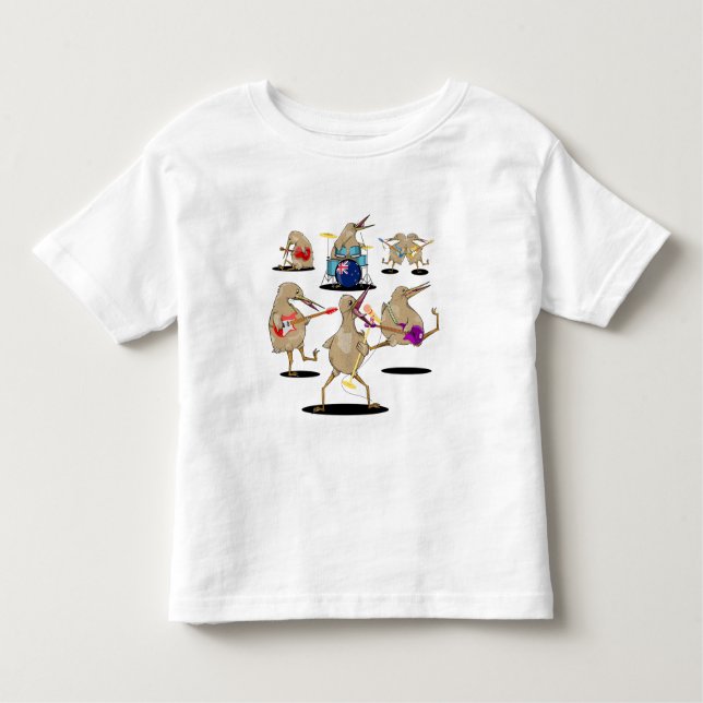 NZ Music Kiwi Band Toddler T-Shirt (Front)