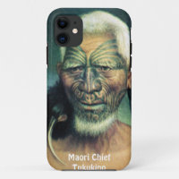 NZ New Zealand Maori Chieftain Art iPhone 5 Case