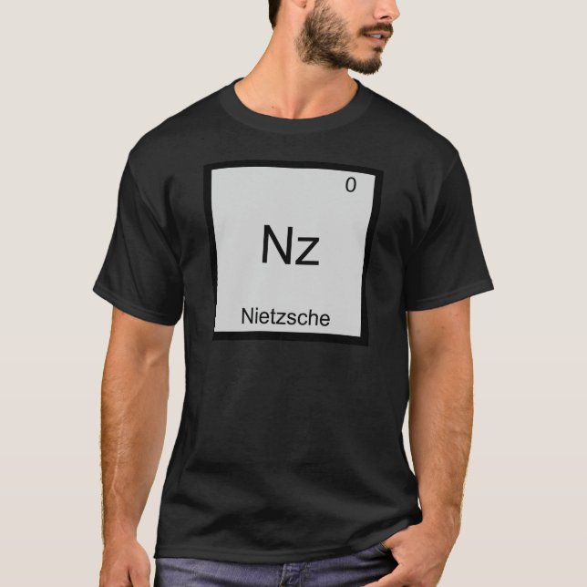 Nz - Nietzsche Funny Element Chemistry Symbol Tee (Front)