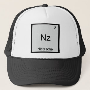 Nz - Nietzsche Funny Element Chemistry Symbol Tee Trucker Hat