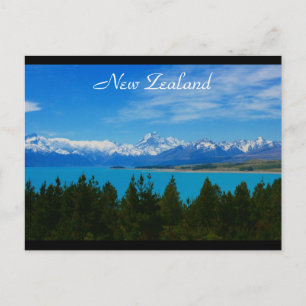 nz southern alps postcard