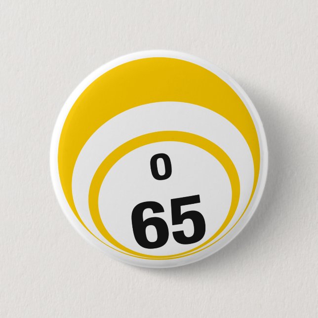 O65 Bingo Ball button (Front)