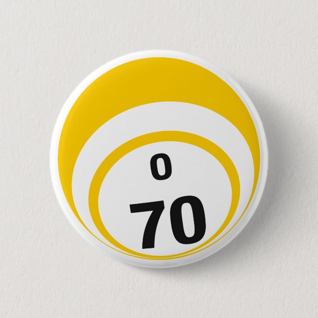 O70 Bingo Ball button (Front)
