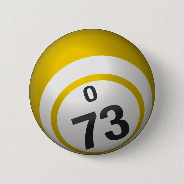 O 73 bingo button (Front)