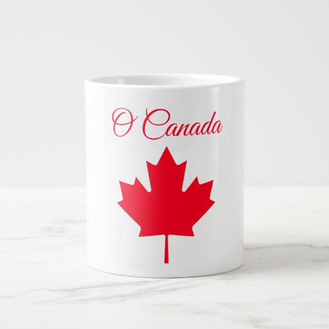 O Canada & Canadian Maple Leaf Speciality Mug (Front)