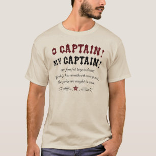 O Captain! My Captain! - Vintage Style T-Shirt