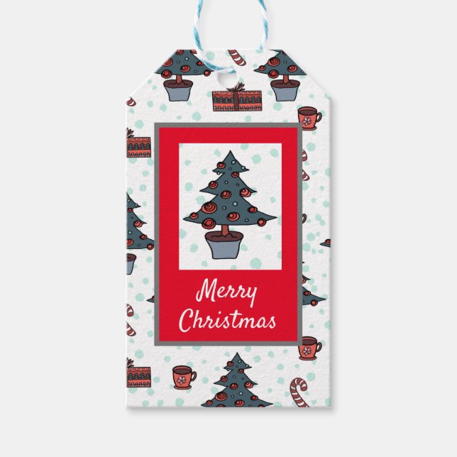 O Christmas Tree Gift Tag (Front)