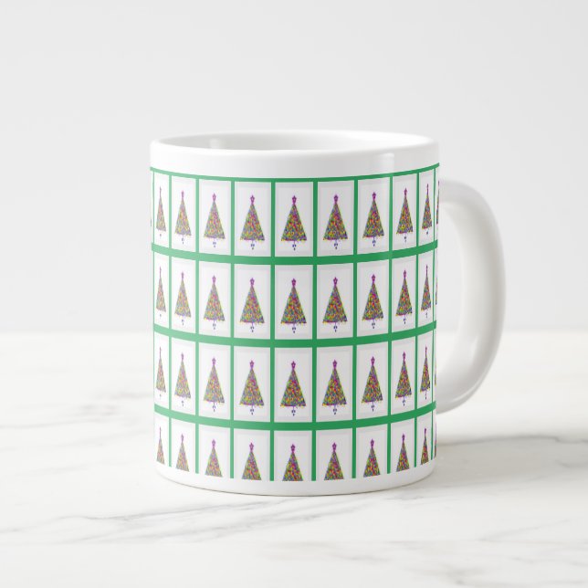 O Christmas Tree Large Coffee Mug (Front Right)